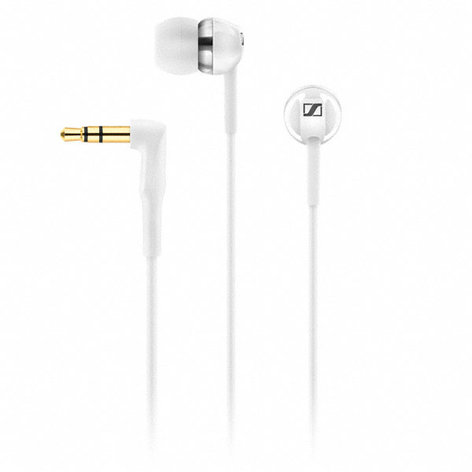 Sennheiser CX100-WHITE Universal In-Ear Headphone, White
