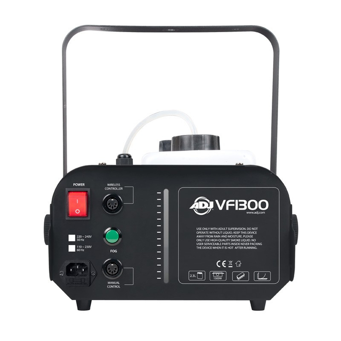 ADJ VF1300 1300W Water Based Fog Machine With 12,000 Cfm Output