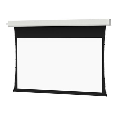 Da-Lite 88286 52" x 92" Tensioned Motorized Front Projection Screen 88286