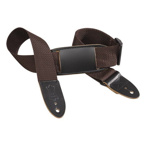 Levys Leathers M8PJ 1.5" Ukulele/Youth Guitar Strap in Brown M8PJ-BRN