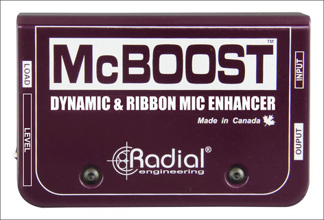 Radial Engineering MCBOOST Microphone Signal Booster for Dynamic and Ribbon Microphones MCBOOST