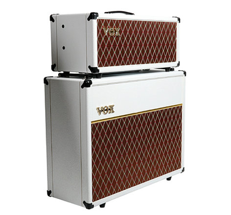 Vox Amplification AC15C Head with 2x12" Speaker Cabinet - Limited Edition White Bronco AC15CHWBSET