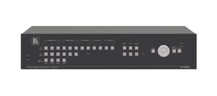 Kramer VP-553XL/110V 6:2 Digital Presentation Switcher/Scaler With Analog Support