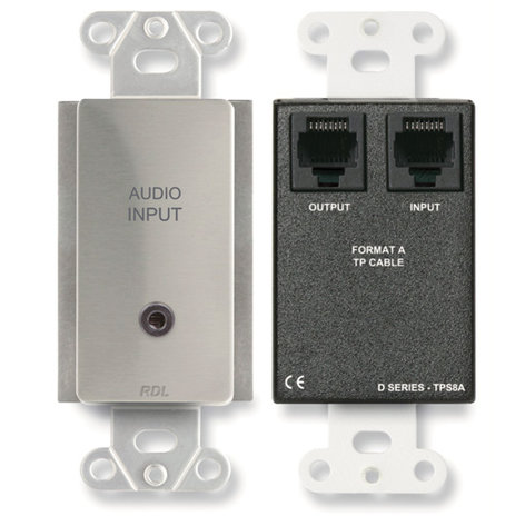 Radio Design Labs DS-TPS8A Stainless Steel Active Two-Pair Audio Sender DS-TPS8A