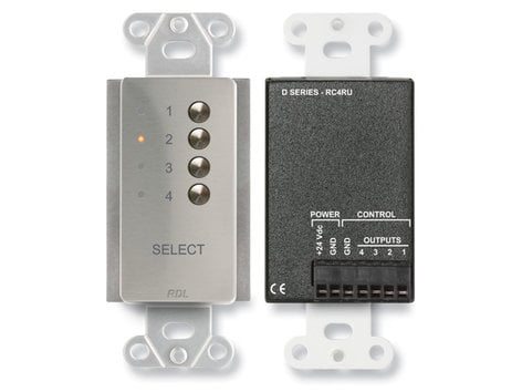 Radio Design Labs DS-RC4RU 4-Channel Remote Control for RU-SX4A DS-RC4RU