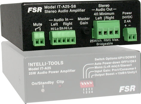FSR, Inc ITA25S8 25 W 8 Ohm Stereo Amplifier ITA25S8