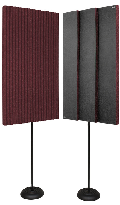 Auralex ProMAX V2 (2) 3" x 24" x 48" ProMAX V2 Panels with (2) Floor Stands PROMAX-V2