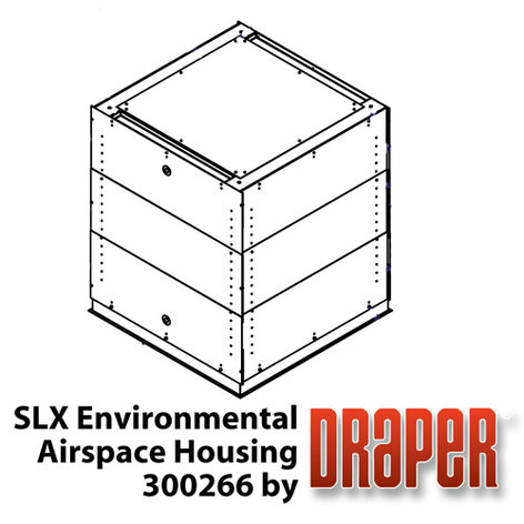 Draper 300266 SLX Environmental Airspace Housing (White) For Scissor Lift SLX