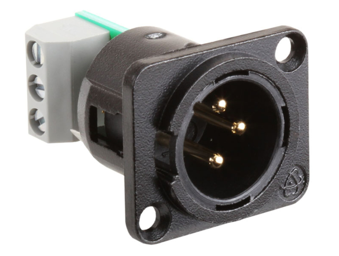 Radio Design Labs AMS-XLM XLR Male Jack Assembly AMS-XLM