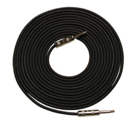 RapcoHorizon Music H18-20 20 ft. Concert Series 18 Gauge 1/4" Male to Male Speaker Cable in Black H18-20