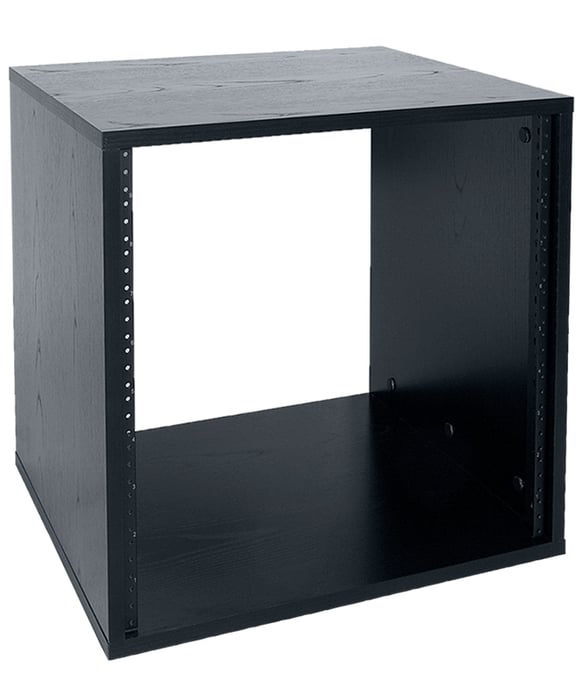Lowell LLR-1018-B 10RU, 18" Deep Laminated Rack, Unassembled, Black LLR-1018-B