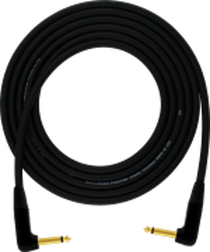 Pro Co EVLGCLLN-1 Evolution Series 1 ft Instrument Cable with Right Angle 1/4" Connectors EVLGCLLN-1