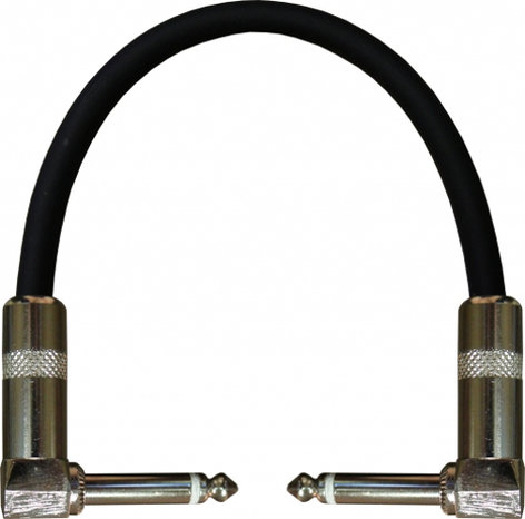 Pro Co SEGLL-1 1 ft. Stagemaster Right Angle TS to Right Angle TS Instrument Cable SEGLL-1
