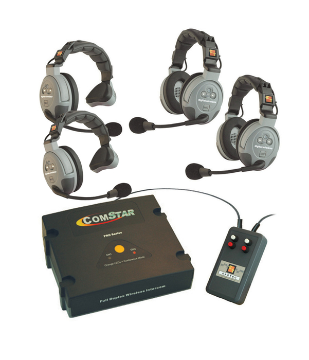 Eartec Co CSXTPLUS-4 XT-Plus Com-Center with Interface and 4 Headsets CSXTPLUS-4