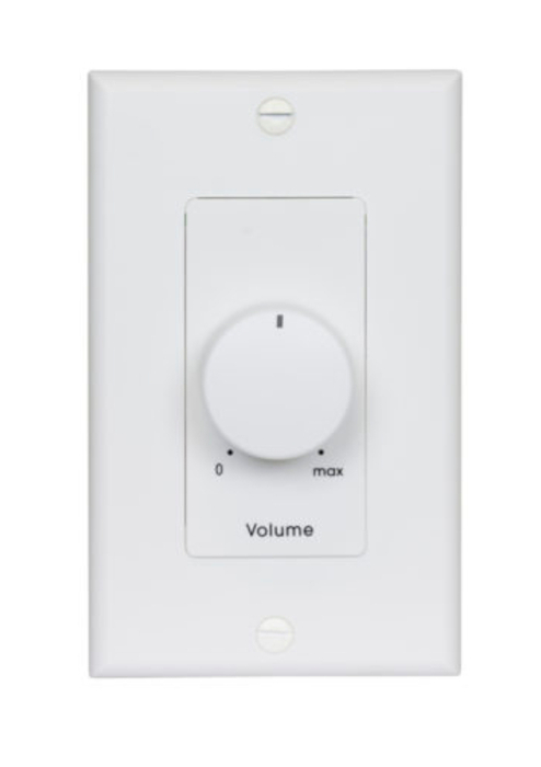 Lowell 100LVC-DW Volume Control Attenuator (100 W, Auto-Trans, 3dB Step, Single Gang, Decora White) 100LVC-DW