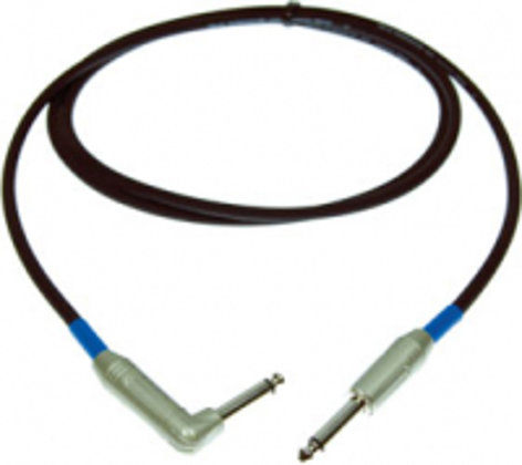Pro Co EGL-15 15 ft. Excelline Straight to Right-Angle 1/4" TS Male to Male Guitar Cable EGL15