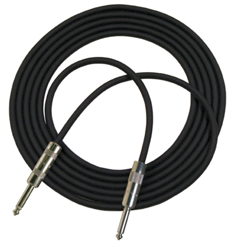 RapcoHorizon Music G3-10 10 ft. Concert Series 1/4" Male to Male Guitar Cable in Black G3-10