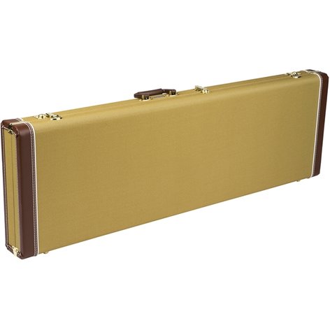 Fender Pro Series Bass Case for Precision & Jazz Bass Hardshell Case with Plush Interior 099-6175-300
