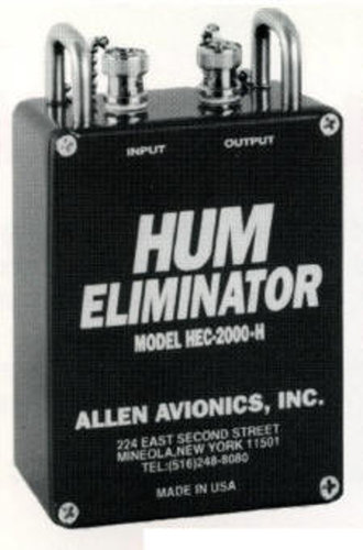Allen Avionics HEC-2000-H Video Hum Eliminator with Handles HEC2000H