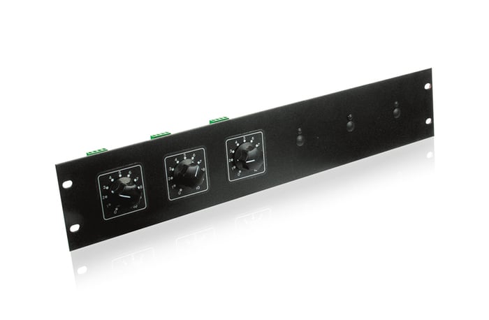 Atlas Sound AT-PLATE-052 Attenuator Rack Mounting Plate Holds up to 6 Attenuators AT-PLATE-052