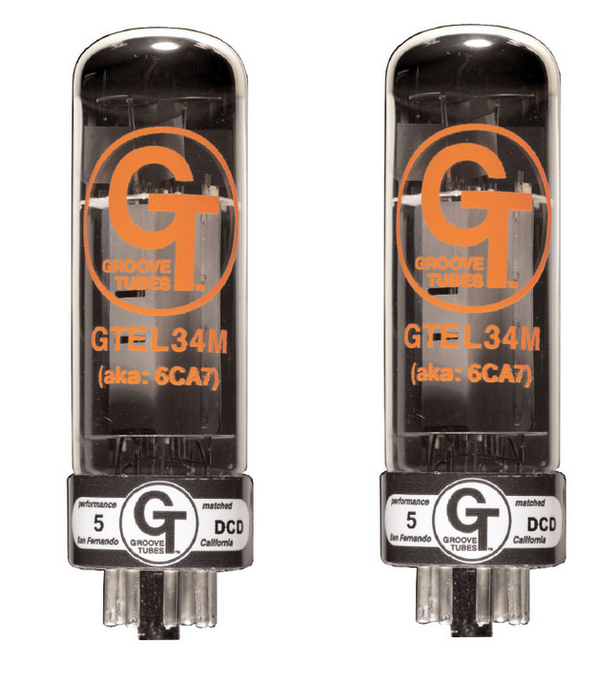 Groove Tubes GT-EL34-M-D Pair Of EL34 Power Vacuum Tubes