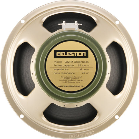 Celestion G12M Greenback 12" Guitar Speaker G12M-GREENBACK