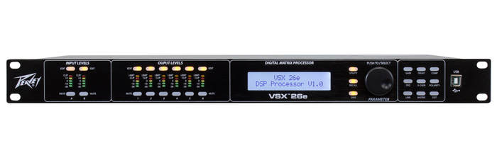 Peavey VSX 26e 2 Input / 6 Output Loudspeaker DSP Management System VSX26E