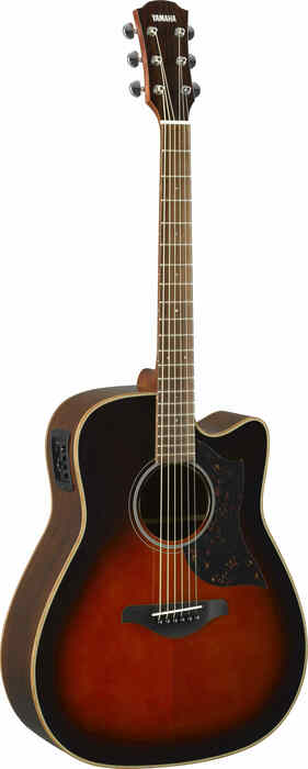 Yamaha A1R Dreadnought Cutaway - Sunburst Acoustic-Electric Guitar, Sitka Spruce Top, Rosewood Back And Sides