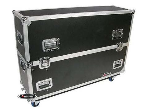 Odyssey FZPLASMA42W 49.5"x37"x15.25" 42" Flat Screen Monitor Case With Wheels