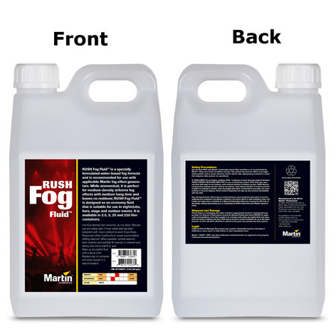Martin Professional RUSH-FOG-FLUID-2.5L 2.5 Liter RUSH Fog Fluid RUSH-FOG-FLUID-2.5L