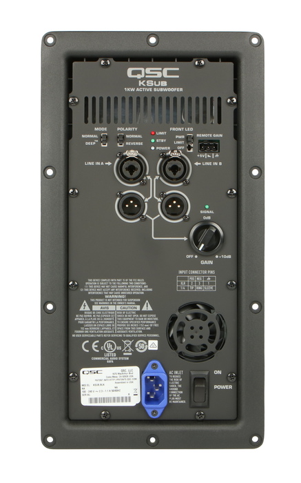 QSC WP-003310-00 Amp Assembly For KSUB