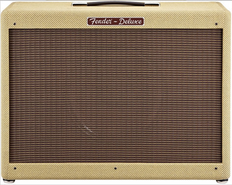 Fender Hot Rod Deluxe 112 Enclosure Lacquered Tweed 1x12" 80W Guitar Speaker Cabinet with Fitted Cover and Speaker Cable HOT-ROD-112-LTWEED