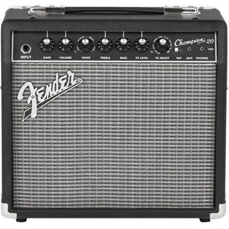 Fender Champion 20 20W 1x8" Solid-State Combo Electric Guitar Amplifier CHAMPION-20