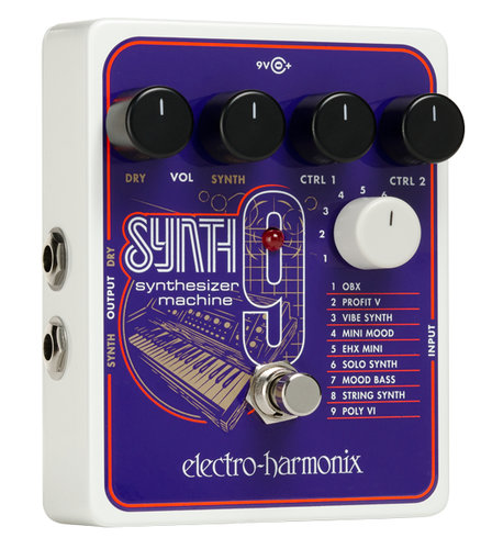 Electro-Harmonix SYNTH9 Synthesizer Machine with 9.6DC-200 PSU SYNTH9