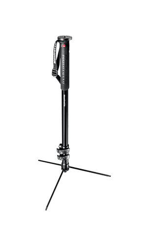 Manfrotto MMXPROA3BUS XPRO Monopod Aluminum 3-Section Monopod with Universal Folding Base MMXPROA3BUS