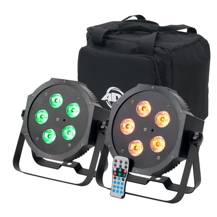 ADJ Mega 64 HEX Pak 2x Mega Par 64 Hex with Bag and IR Remote MEGA-64-HEX-PACK