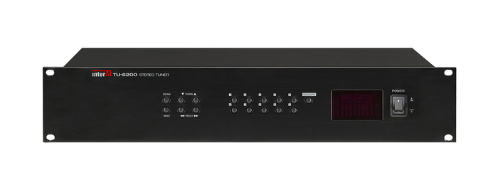 Inter-M Americas TU-6200 FM/AM Tuner With 40 Station Memories, RS-232 Protocol