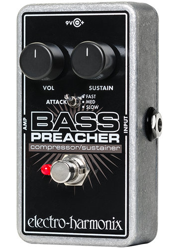 Electro-Harmonix Bass Preacher Compressor/Sustainer Effect Pedal for Bass BASS-PREACHER