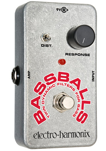 Electro-Harmonix BASSBALLS Twin Dynamic Envelope Filter Pedal With Distortion Switch