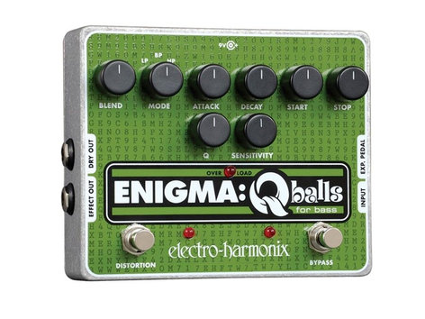 Electro-Harmonix ENIGMA Envelope Filter Pedal for Bass, PSU Included ENIGMA