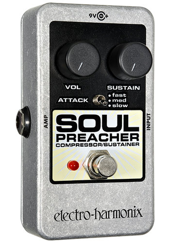 Electro-Harmonix SOUL PREACHER Compressor/Sustainer Pedal SOULPREACHER