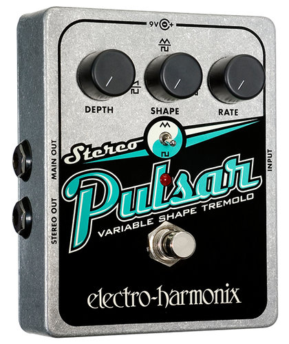 Electro-Harmonix STEREOPULSAR Analog Tremolo Guitar Pedal