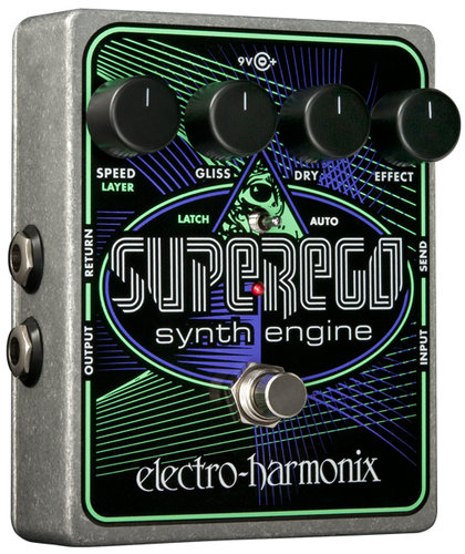 Electro-Harmonix SUPEREGO Polyphonic Synth Engine Pedal SUPEREGO