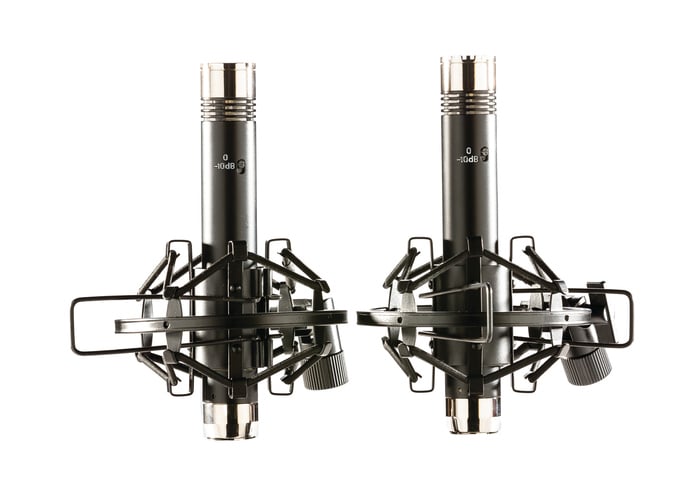 Apex Electronics Apex185B Matched Pair Pencil Condenser Microphones with Shockmounts APEX185B