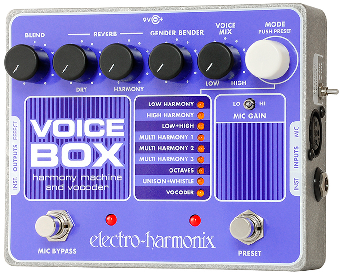 Electro-Harmonix VOICEBOX Harmony Machine And Vocoder, PSU Included