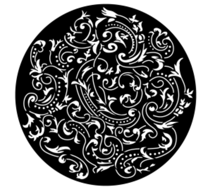 Apollo Design Technology ME-4226 Almost Paisley Steel Gobo ME-4226