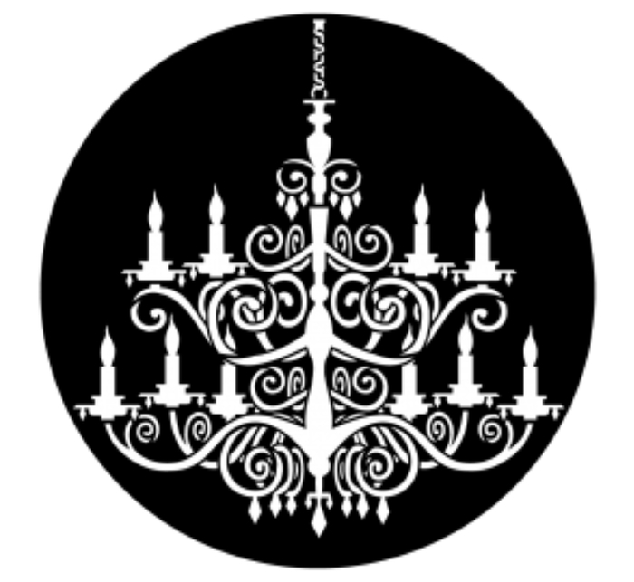 Apollo Design Technology ME-4243 Victorian Chandelier Steel Gobo ME-4243