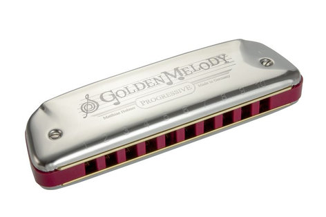 Hohner 542BX Golden Melody 10-Hole Harmonica 542BX