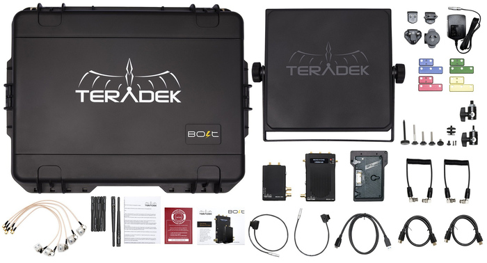 Teradek Bolt 3000 Deluxe Kit SDI/HDMI Wireless Video Transceiver Set with Receiver V Mount Included 10-0995-1V