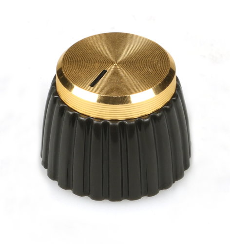 Marshall Amplification M-KNOB-00013 Round Gold Knob for MG100HDFX and G100RCD M-KNOB-00013